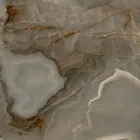 Vaste ronde tafel van keramiek en staal, gemaakt in Italië - schaar Viadurini