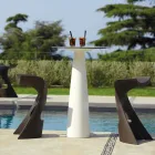 Polyethyleen ronde tafel Slide Hoplà (H110) hpl top made in Italy Viadurini