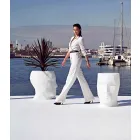 Adan by Vondom design outdoor tafel / kruk, in polyethyleen Viadurini