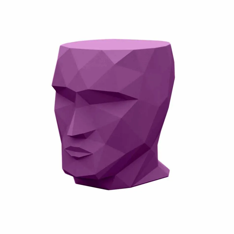 Adan by Vondom design outdoor tafel / kruk, in polyethyleen Viadurini