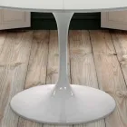 Ronde tafel uitschuifbaar tot 170 cm in laminaat Made in Italy - Dollars Viadurini