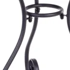 Ronde tuintafel in Shabby Chich-stijl in geverfd staal - Betovering Viadurini