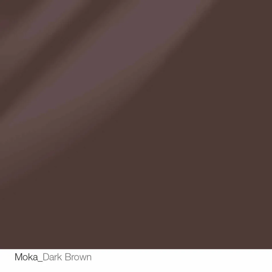 Ronde design tafel d.160 kristallen blad gemaakt in Cristal, Italië Viadurini