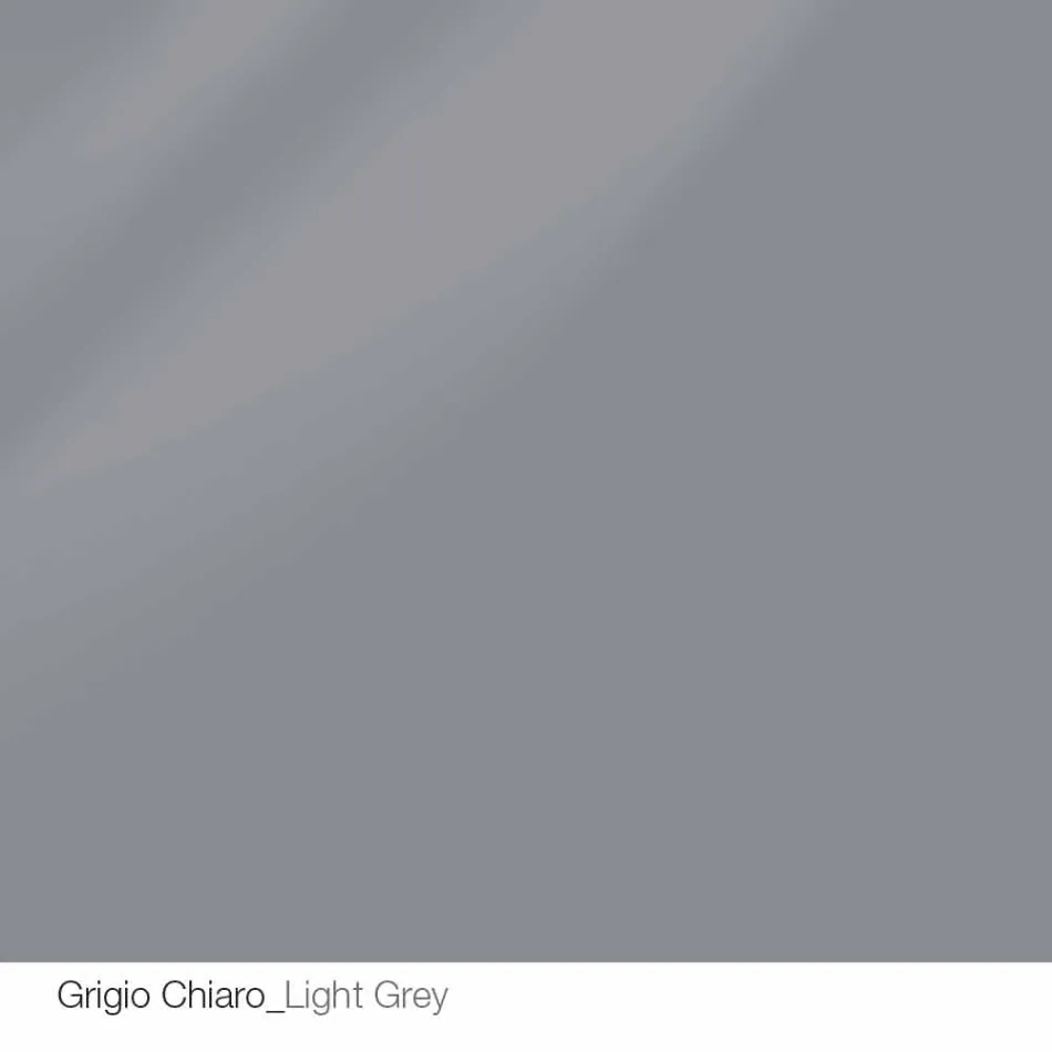 Ronde design tafel d.160 kristallen blad gemaakt in Cristal, Italië Viadurini