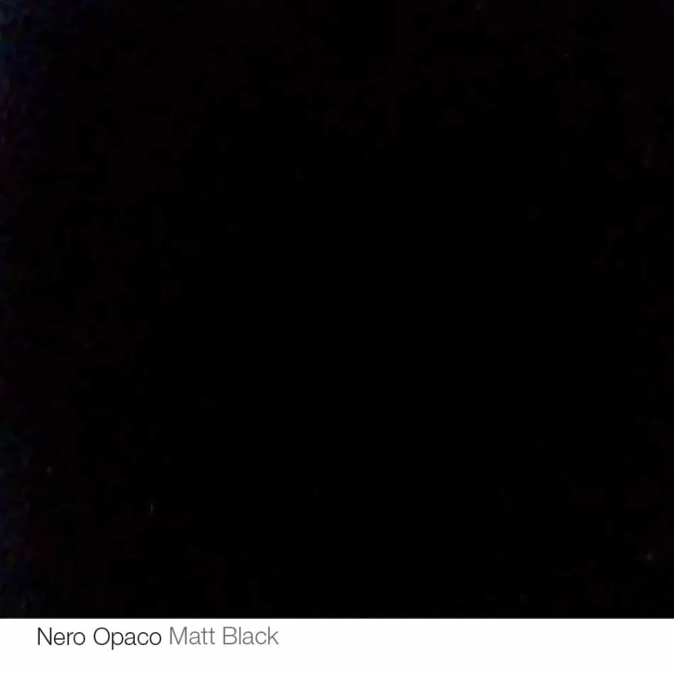 Ronde design tafel d.160 kristallen blad gemaakt in Cristal, Italië Viadurini