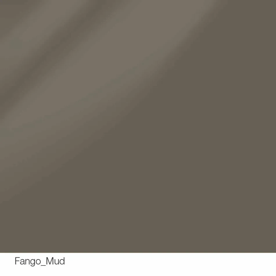 Ronde design tafel d.160 kristallen blad gemaakt in Cristal, Italië Viadurini