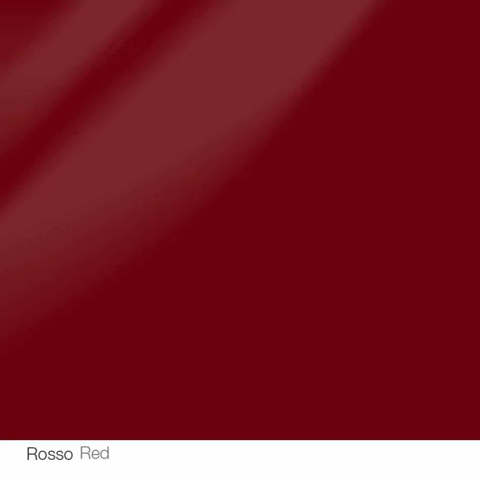 Ronde design tafel d.160 kristallen blad gemaakt in Cristal, Italië Viadurini