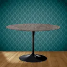 Tulp Tafel Eero Saarinen H 73 in Keramiek Kira Made in Italy - Scharlaken Viadurini