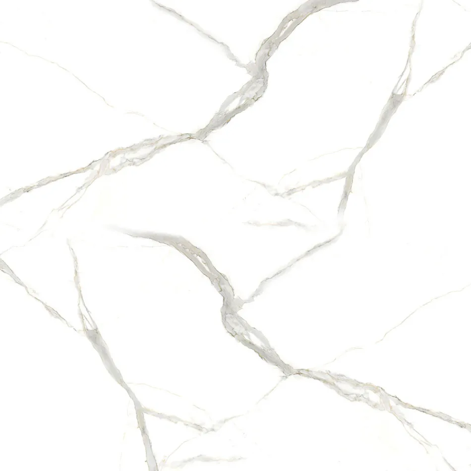 Tulp Tafel Saarinen H 73 Rond in Keramiek Calacatta Michelangelo Viadurini