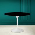 Tulp Tafel Saarinen H 73 Rond in Absoluut Zwart Keramiek Made in Italy - Scarlet