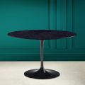 Tulp Tafel Saarinen H 73 Rond Keramiek Noir Laurent Made in Italy - Scharlaken