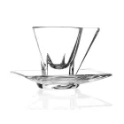 Transparante of Gekleurde Kristallen Ecologische Koffiekopjes 12 Stuks - Amalgaam Viadurini