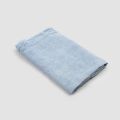 Blauwe zware linnen badhanddoek, van luxe en Italiaans design - Jojoba