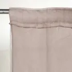 Licht linnen gordijn met organza en gotisch borduurwerk in het luxe centrum - Marinella Viadurini