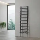 Zwarte hydraulische radiator van koolstofstaal, gemaakt in Italië - Raggio Viadurini