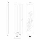 Termoarredo elektrische bad gemaakt in Italië door nieuwe jurk Scirocco H Viadurini