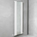 Design verticale badkamerradiator in staal met spiegel van 587 W - Picchio