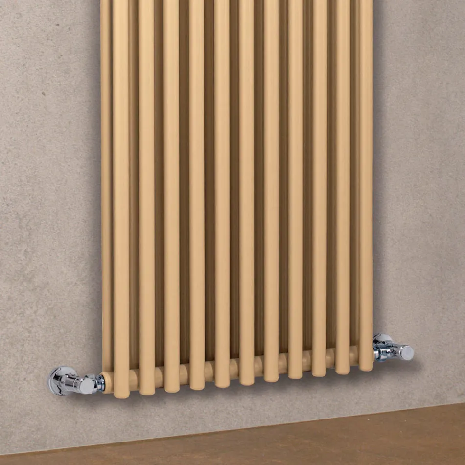 Radiator met hydraulisch systeem van koolstofstaal Made in Italy - Crème Viadurini