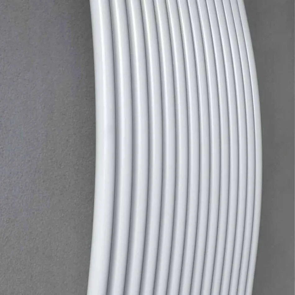 Verticale Badkamerradiator Modern Design Golvend 1181 Watt - Tucano Viadurini
