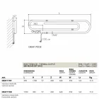 Termoarredo elektrische nietjessysteem met chroom Scirocco H Viadurini