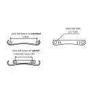 Verticale hydraulische designradiator in aluminium tot 1061 watt - gebogen Viadurini