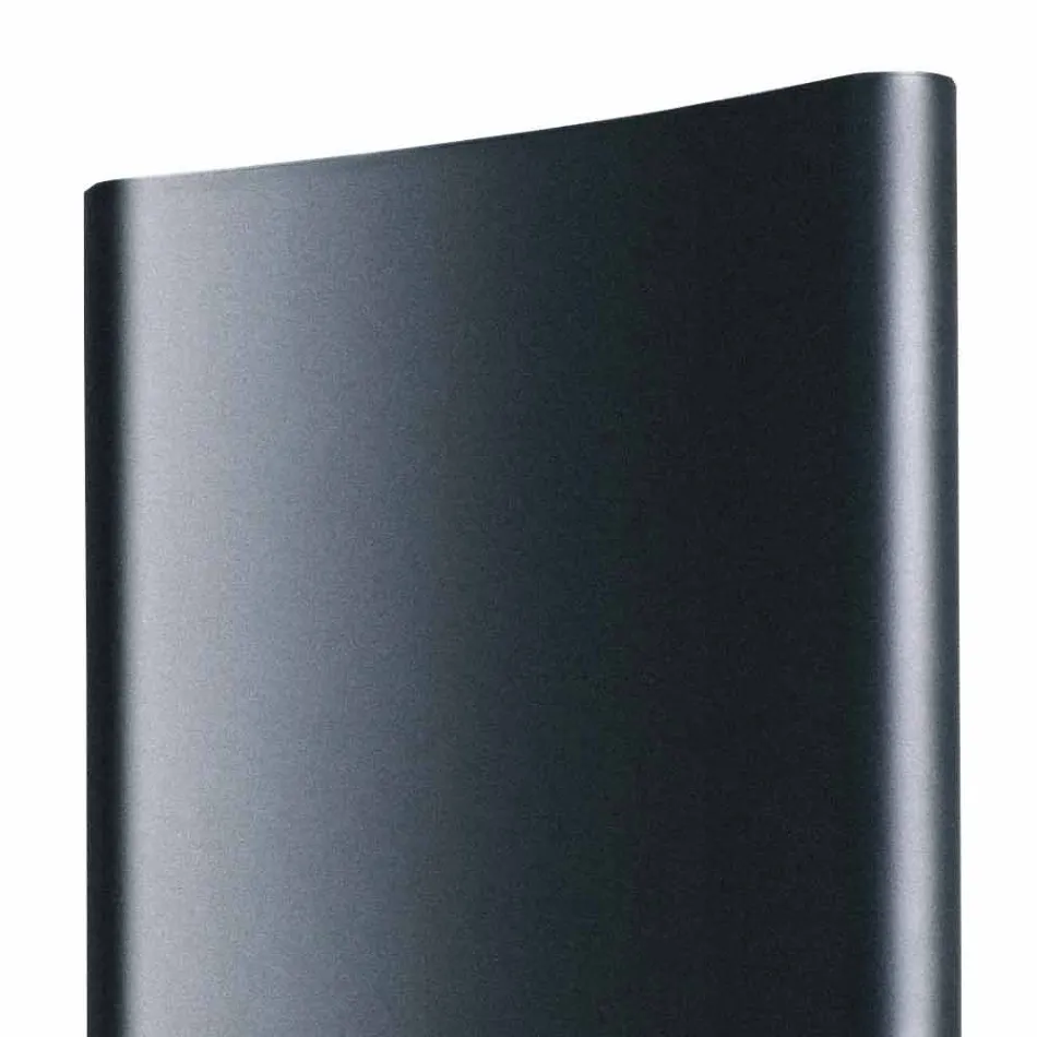 Verticale hydraulische designradiator in aluminium tot 1061 watt - gebogen Viadurini