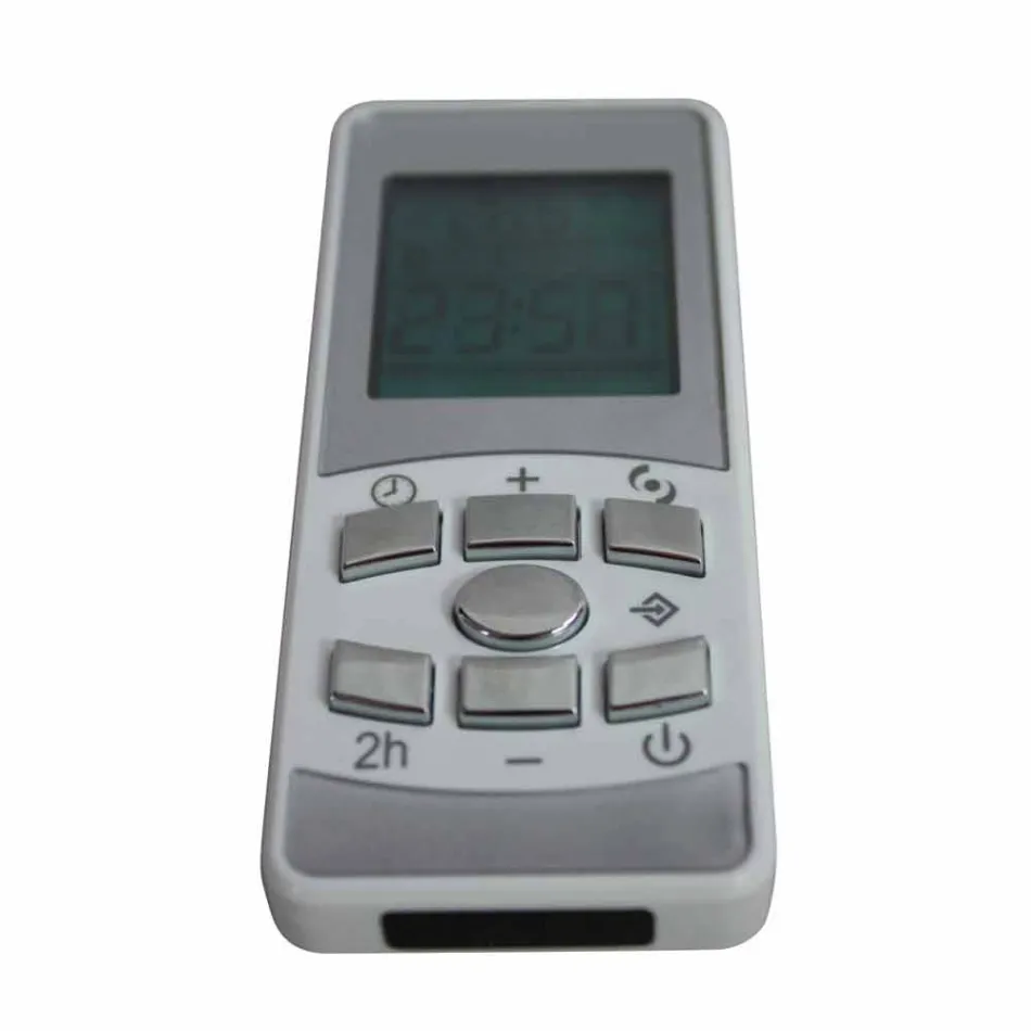 Verwarmde handdoek rails spiegel elektriciteit tot 1500 Watt Brian Viadurini