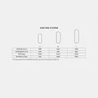 Verwarmde handdoek rails spiegel elektriciteit tot 1500 Watt Brian Viadurini