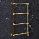 Elektrische modulaire radiator in chroom of goudmessing op 200 W - Caesar Viadurini