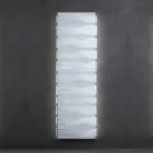Design elektrische radiator voor woonkamer of badkamer met 1000 W led - glans Viadurini