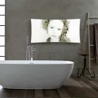 elektrische design radiator met foto&#39;s Barry gehard glas Viadurini