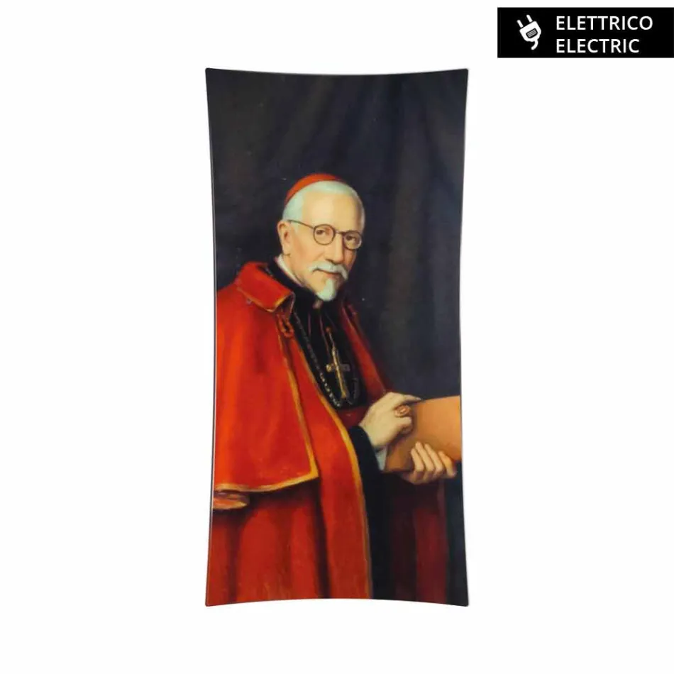 elektrische design radiator met foto&#39;s Barry gehard glas Viadurini