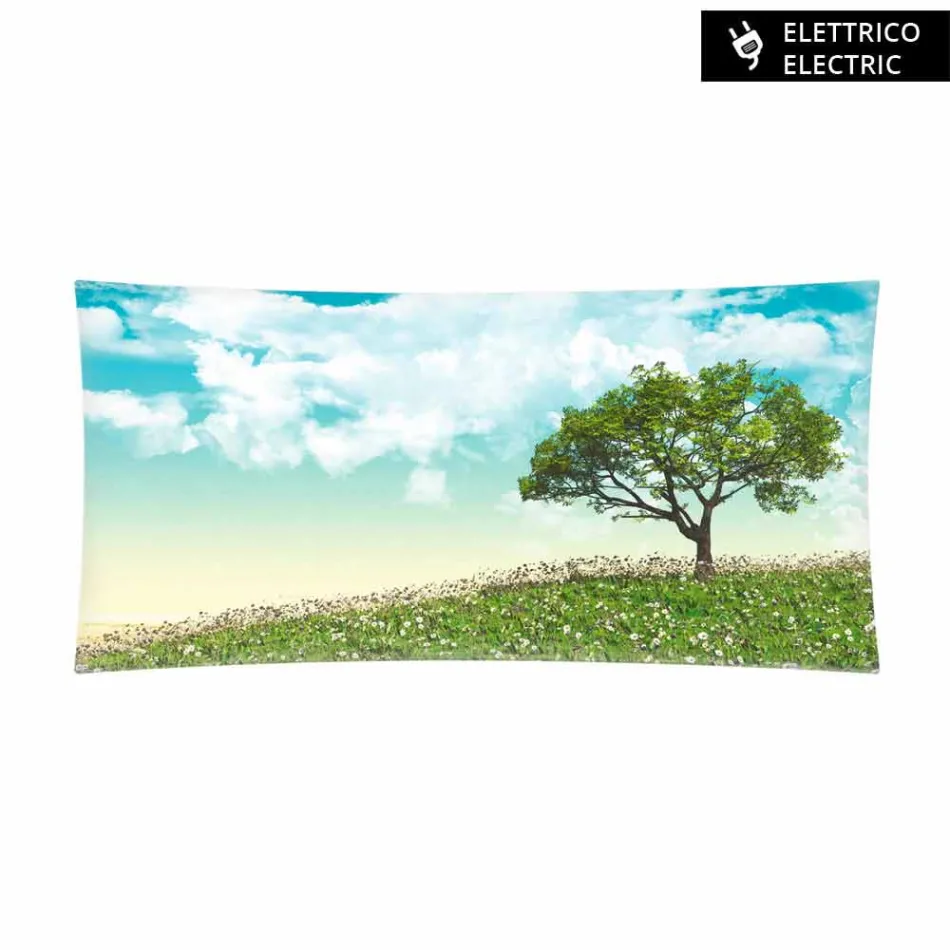 elektrische design radiator met foto&#39;s Barry gehard glas Viadurini