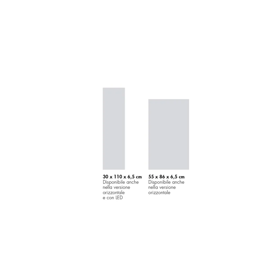 Elektrische radiator Corten Finish in Italiaans marmerpoeder - Terraa Viadurini