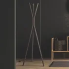 Vrijstaande stalen elektrische radiator met voetschakelaar - Boom Viadurini