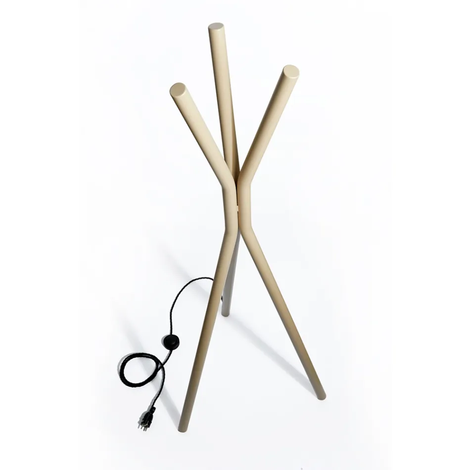 Vrijstaande stalen elektrische radiator met voetschakelaar - Boom Viadurini