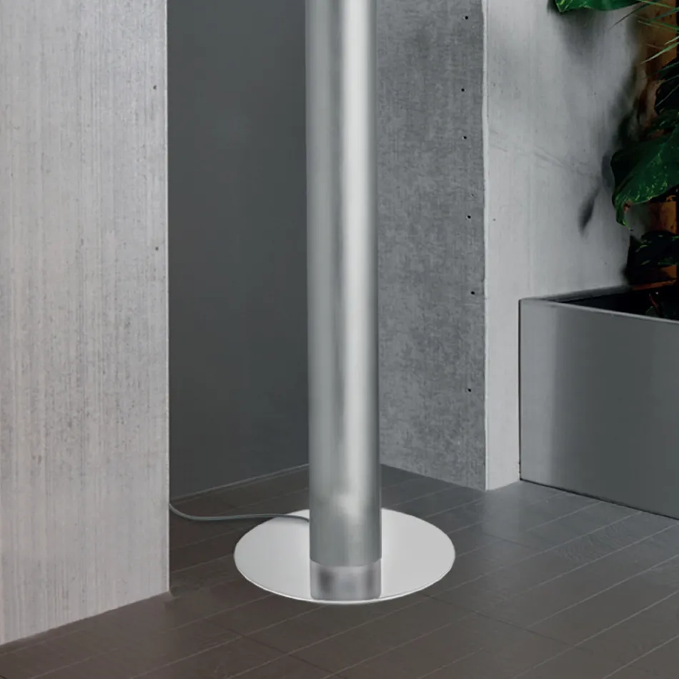 Vrijstaande elektrische radiator in aluminium Made in Italy - Biscotti Viadurini