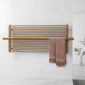 Beige elektrische radiator van koolstofstaal, gemaakt in Italië - Solaris