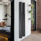 Elektrische radiator van koolstofstaal met twee afwerkingen, gemaakt in Italië - Ember Viadurini