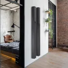 Elektrische radiator van koolstofstaal met twee afwerkingen, gemaakt in Italië - Ember Viadurini