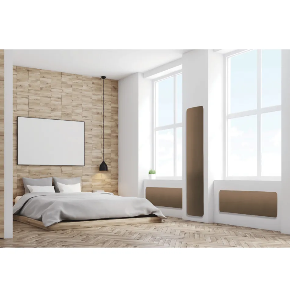 Elektrische radiator in Italiaans marmerpoeder tot 1000 Watt - Stilee Viadurini