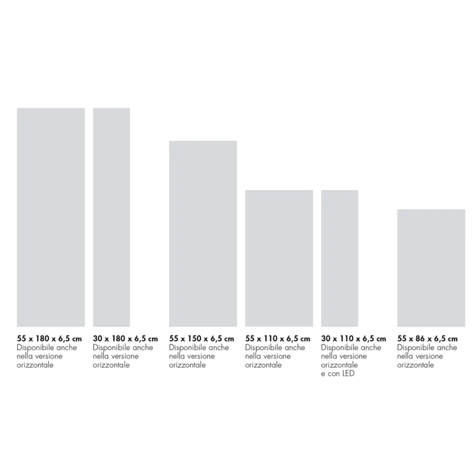 Elektrische radiator in glad Italiaans marmerpoeder 1200W - Linee Viadurini