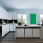 Elektrische radiator in glad Italiaans marmerpoeder 1200W - Linee Viadurini