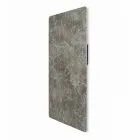 Elektrisch gehard glazen radiator met Jonny-steenafwerking Viadurini