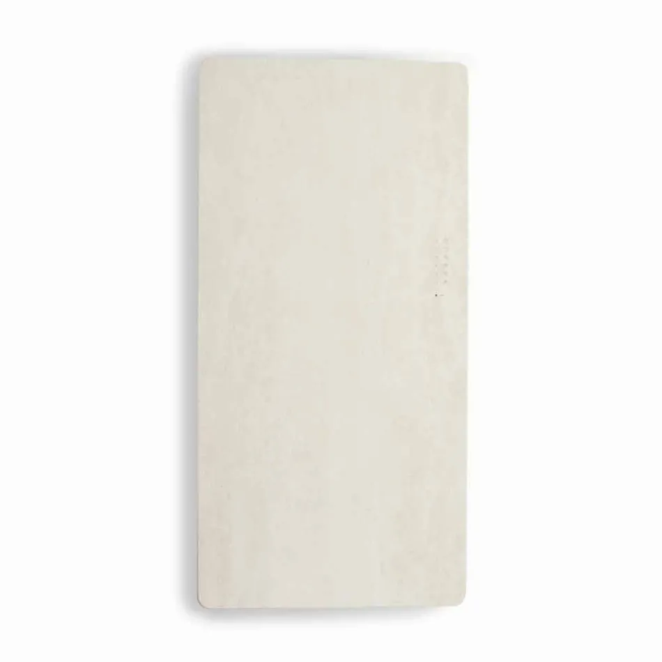 Elektrisch gehard glazen radiator met Jonny-steenafwerking Viadurini