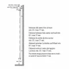 Moderne design wandgemonteerde elektrische radiator voor badkamer 400 W - pauw Viadurini