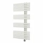 Moderne design wandgemonteerde elektrische radiator voor badkamer 400 W - pauw Viadurini