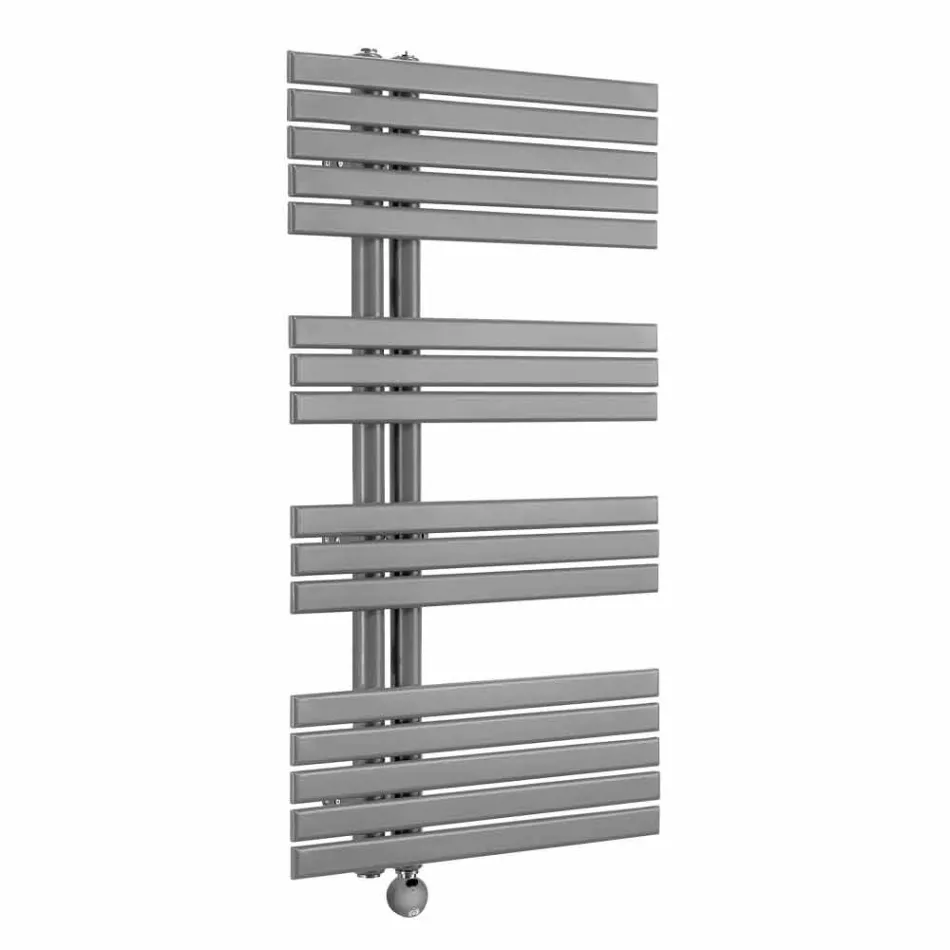 Moderne design wandgemonteerde elektrische radiator voor badkamer 400 W - pauw Viadurini