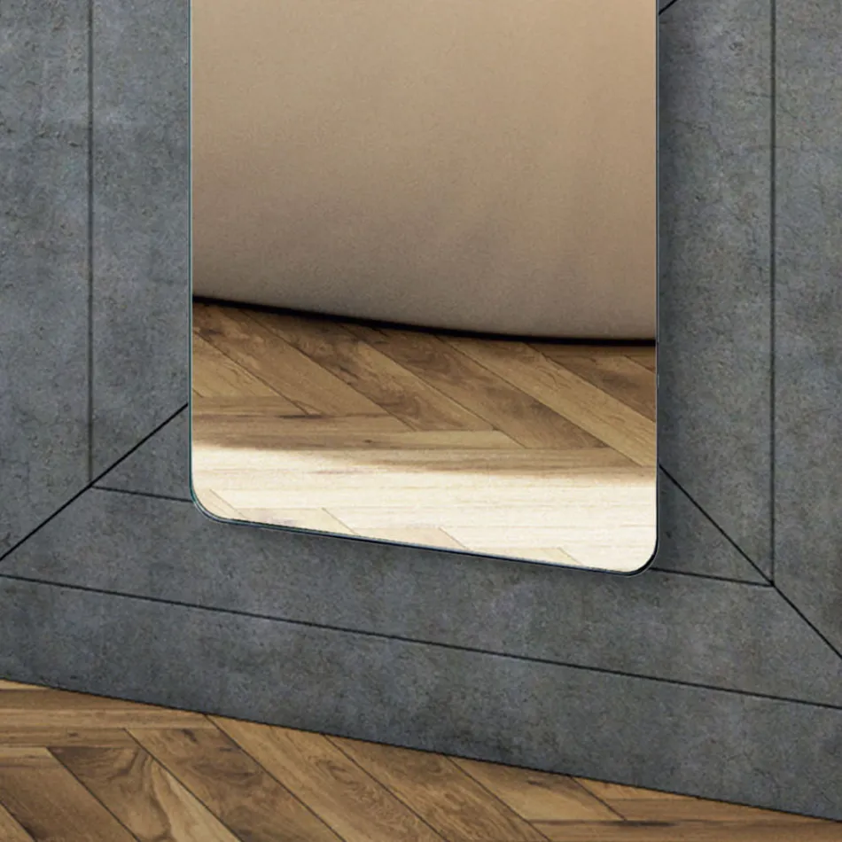 Elektrische radiator van glas en aluminium Made in Italy - Glazuur Viadurini