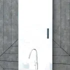 Elektrische radiator van glas en aluminium Made in Italy - Glazuur Viadurini